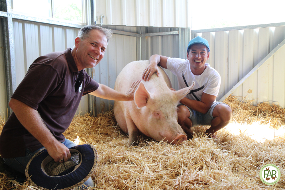 Howard, Brad and visitor