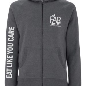 'Eat Like You Care' Hoodie - Melange Heather